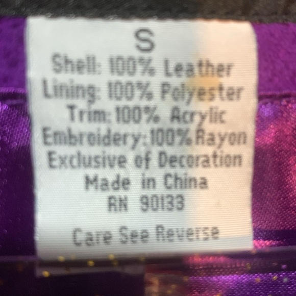 Bob Mackie Wearable Art Purple Suede Vest Womans Small Vintage Retro 90s Leather - Picture 6 of 17